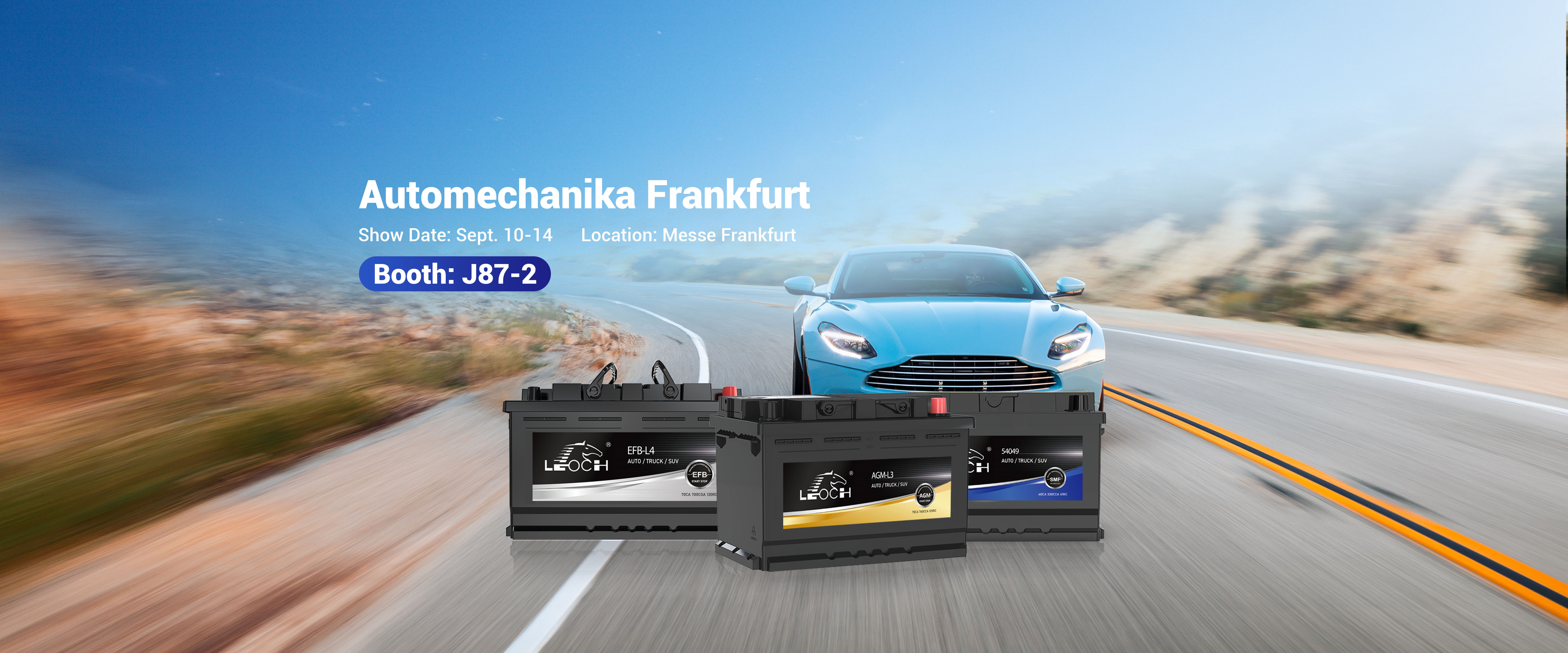 Leoch_Automechanika 2024_Frankfurt Germany_Automotive Battery