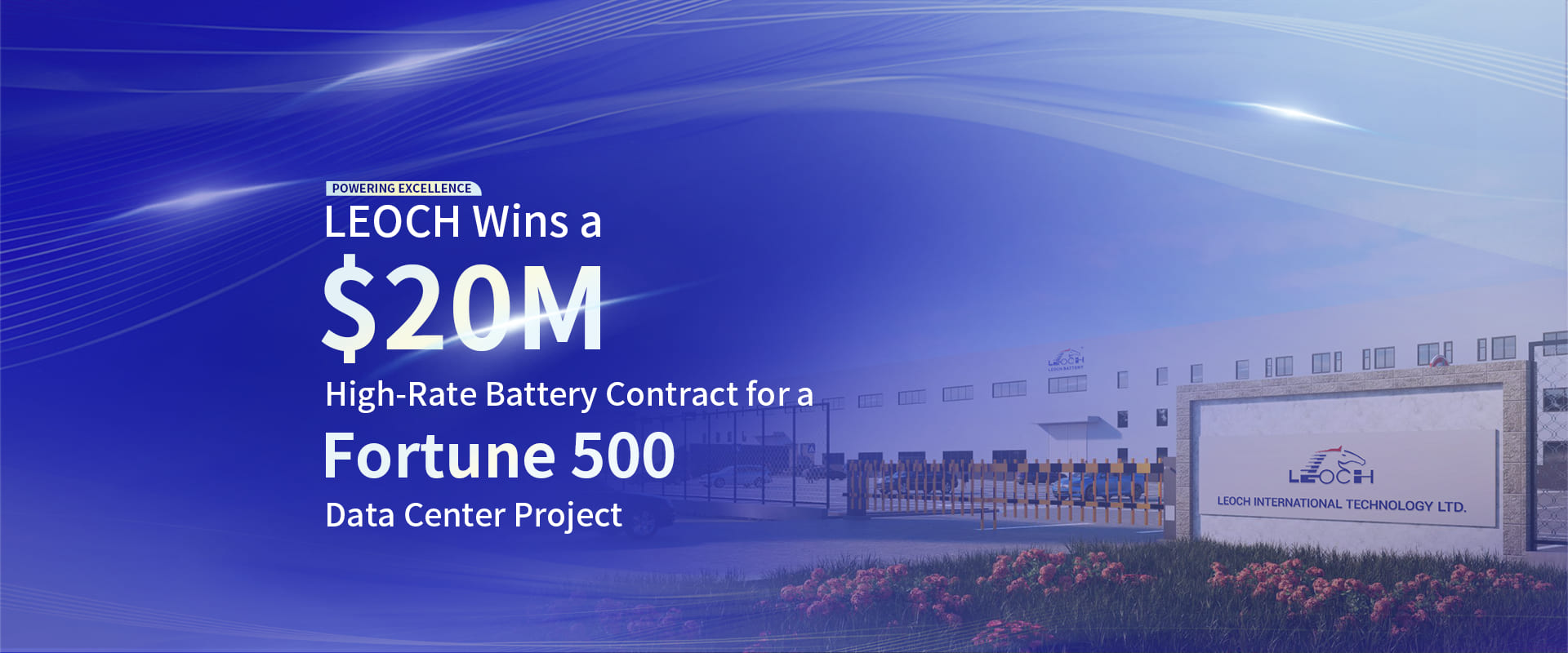 LEOCH Wins a $20M high-rate battery contract for a Fortune 500 Data Center Project..webp